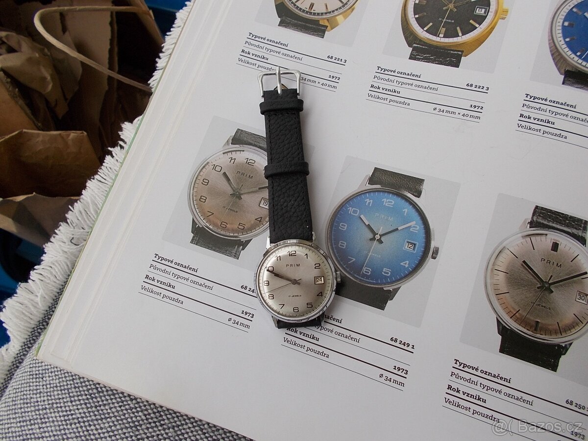 mene vidane luxusni hodinky prim rok 1973 top kus funkcni - 8