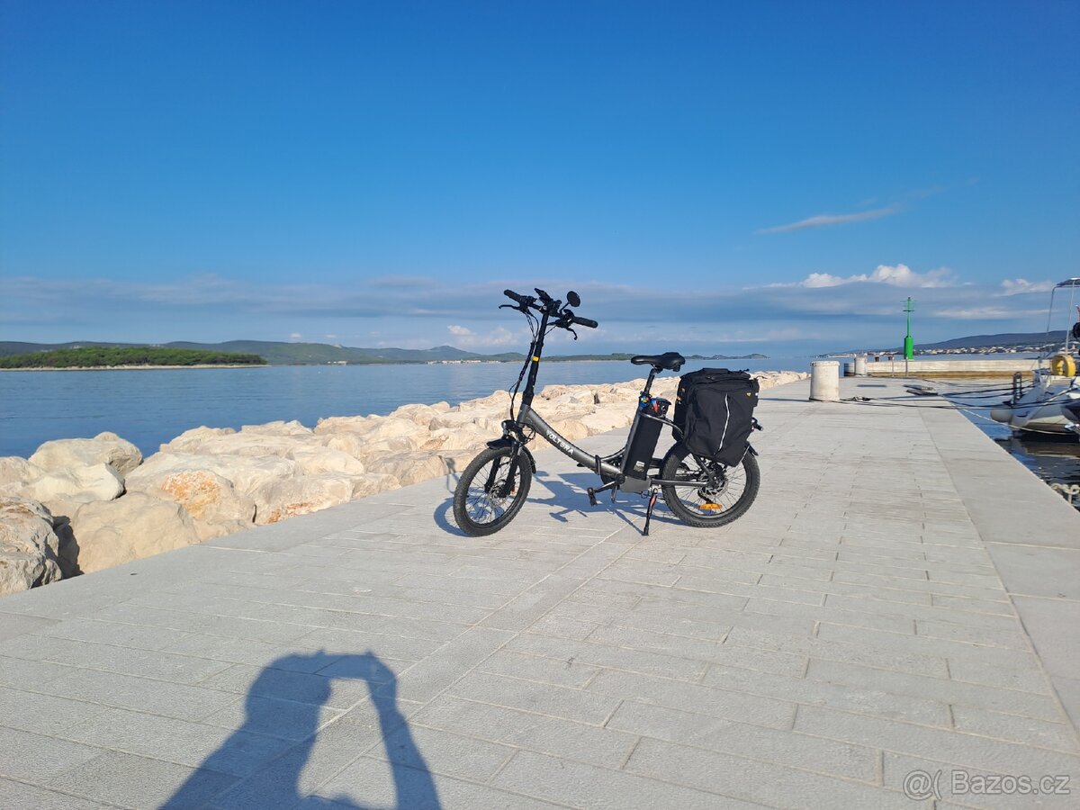 Skládací elektrokolo, 18ah baterie, najeto 160km - 8