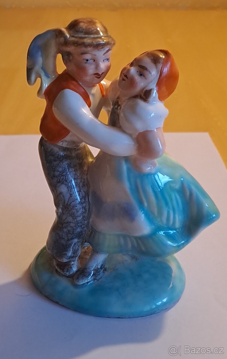 Soška Tanečníci DITMAR URBACH perfektní stav - 8