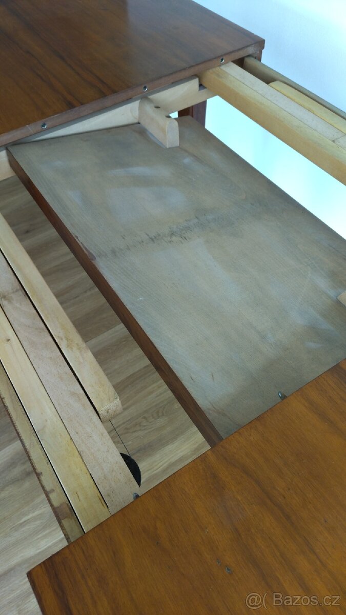 Jídelní souprava Halabala + stolek pavouk - 8