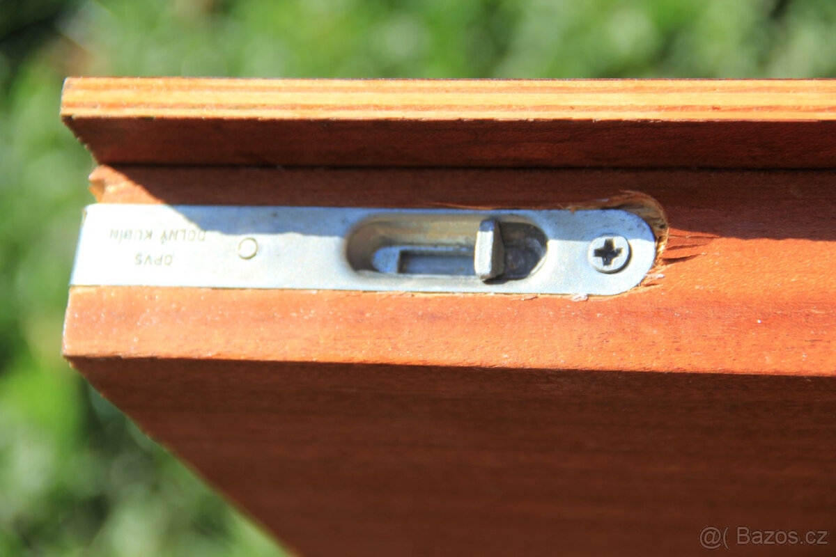 Interiérové dvoukřídlé dřevěné dveře prosklené - 8