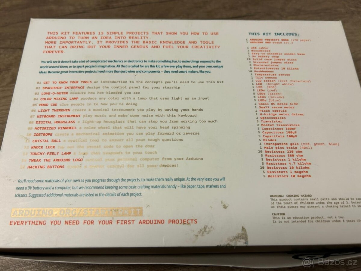 Téměř nový ARDUINO Starter Kit - 8