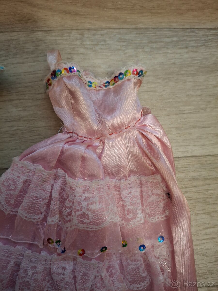 Barbie auto, těhotná Barbie, 12 x oblečení, šaty - 8