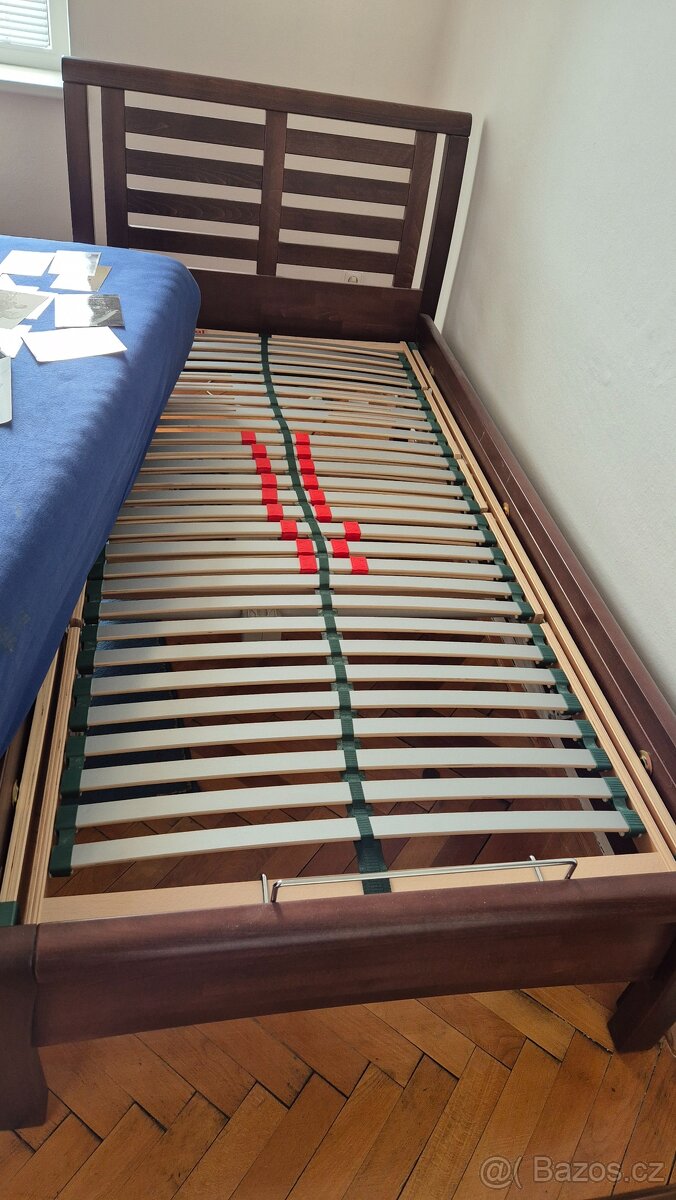 Elektrická polohovací postel s dálkovým ovladačem a matrací - 8