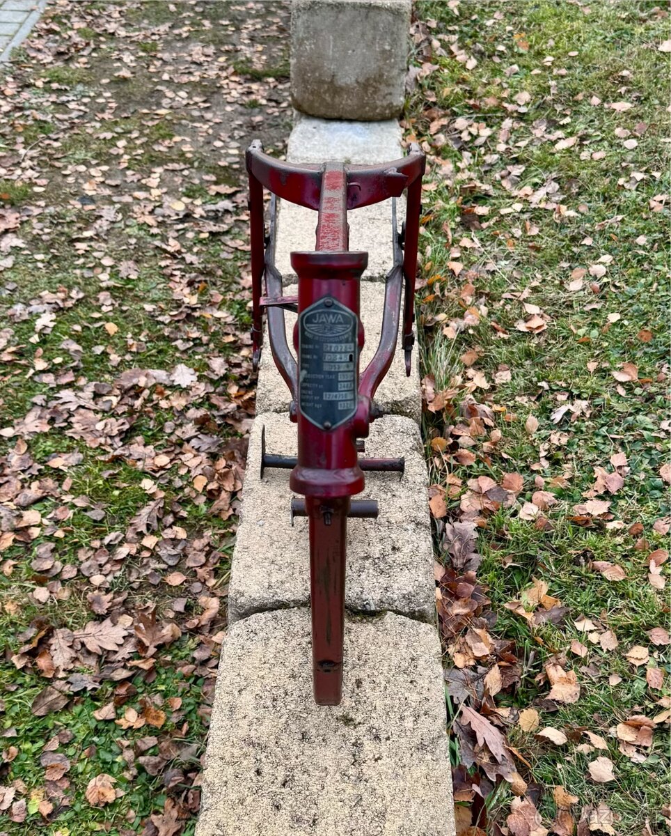 Jawa CZ 250 353 - rám s anglickým štítkem - 8