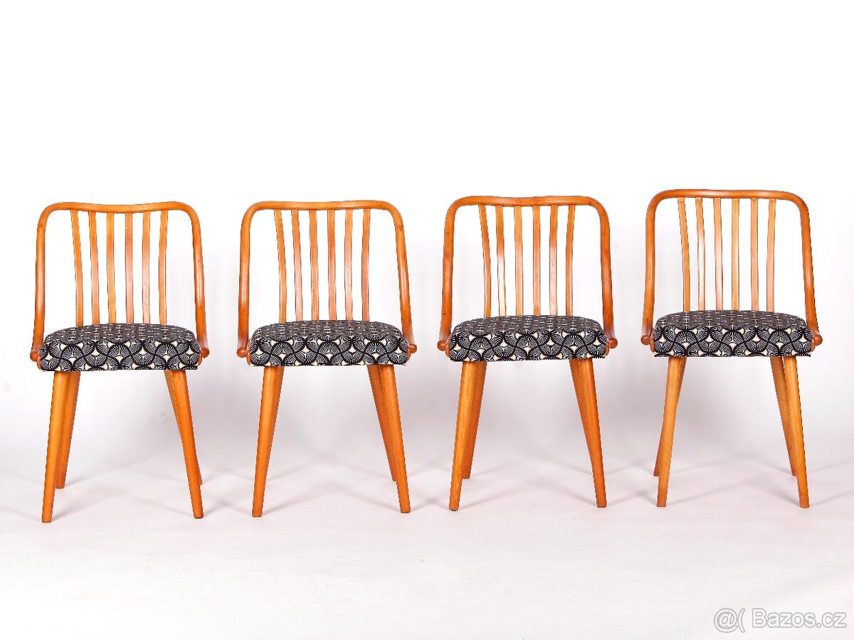Židle TON, A. Šuman, RARITNÍ verze opěradel - 8