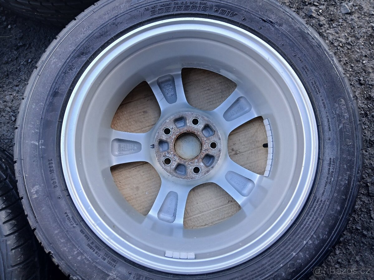 P- Sada Orig ALU kol Honda 205/55R16 letní NEJETÉ - 8