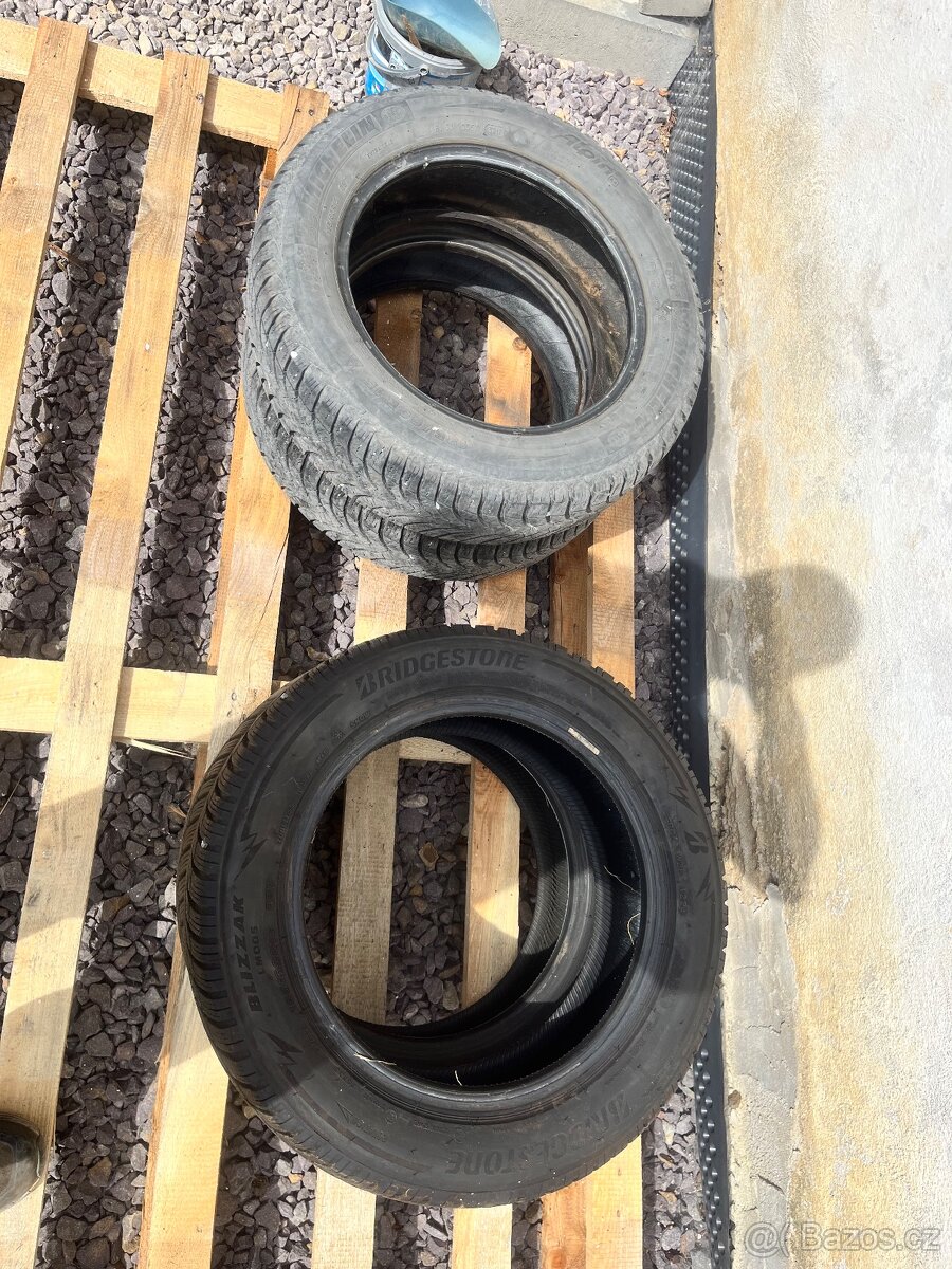185/60 r15 zimní Michelin Bridgestone 4ks - 8