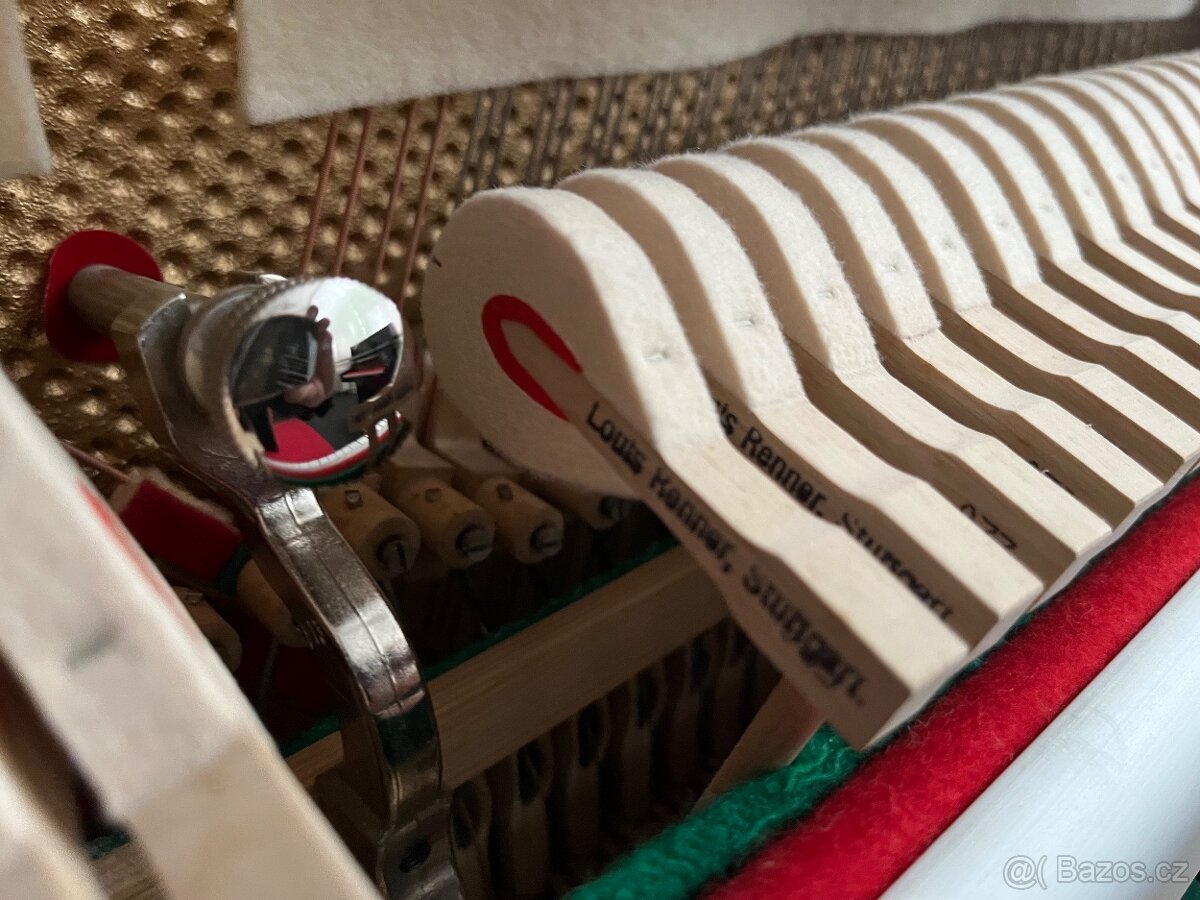 Zánovní pianino Petrof P 118 N1 .Renner mechanika - 8