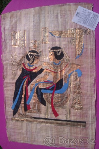 Nádherné papyrusy...dovoz Egypt,DĚTSKÝ VĚŠÁK,MIMI KOŠ - 8