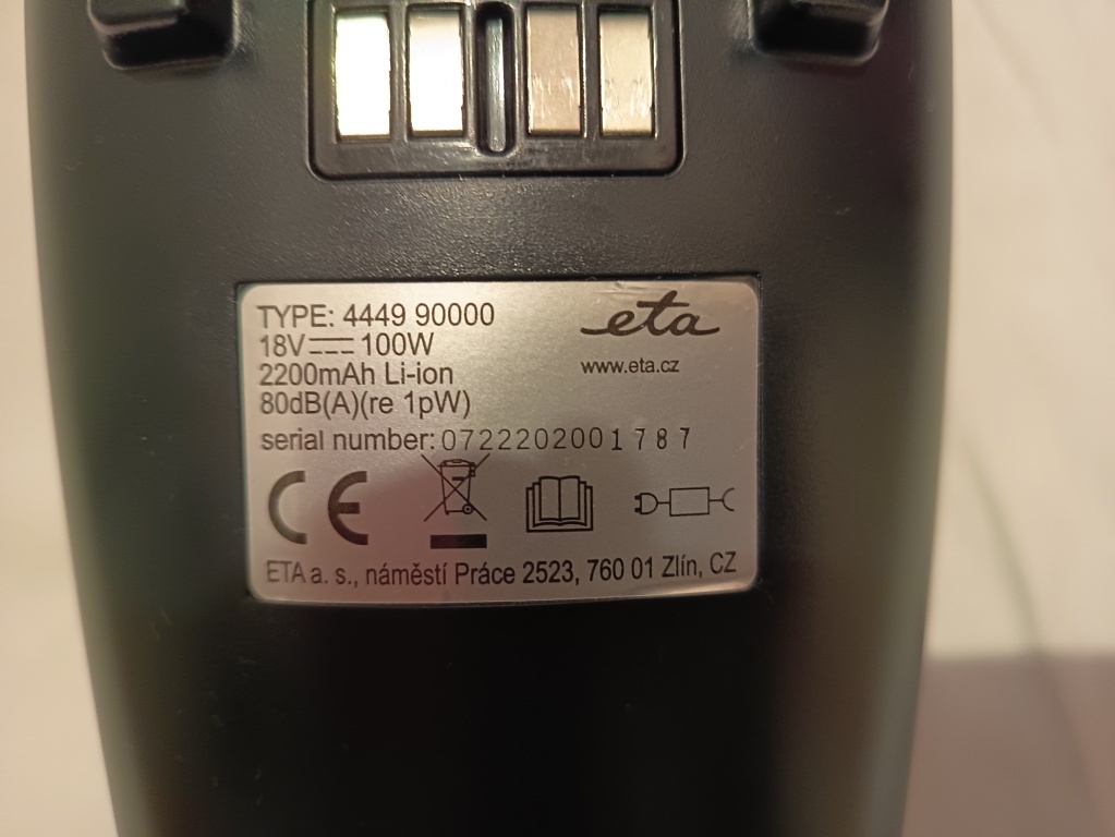 Tyčový vysavač ETA Moneto - 8