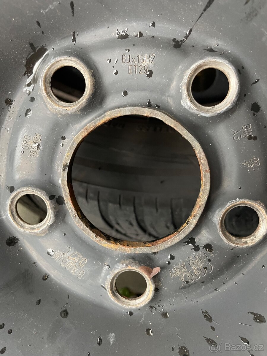 Plechová kola - disky rozteč 5x100 - 8