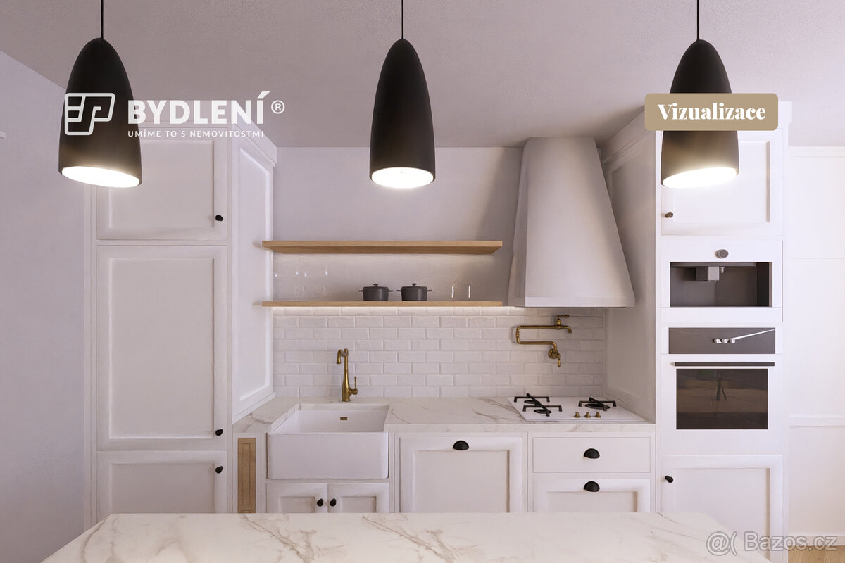 Kompletně zrekonstruovaný designový byt 3+kk (76 m²) s nadst - 8