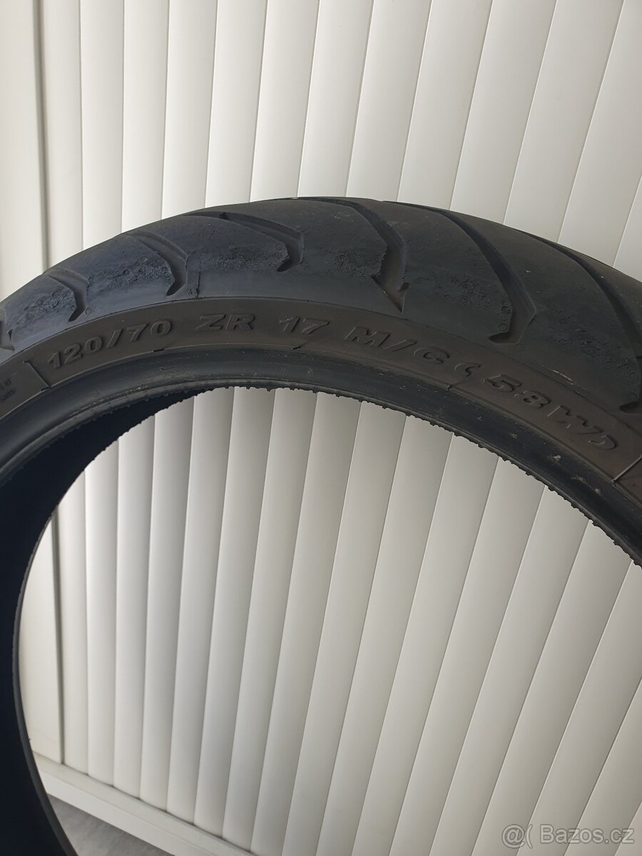 Pneumatiky - sada Pirelli Angel st 190/50-17 a 120/70-17 - 8