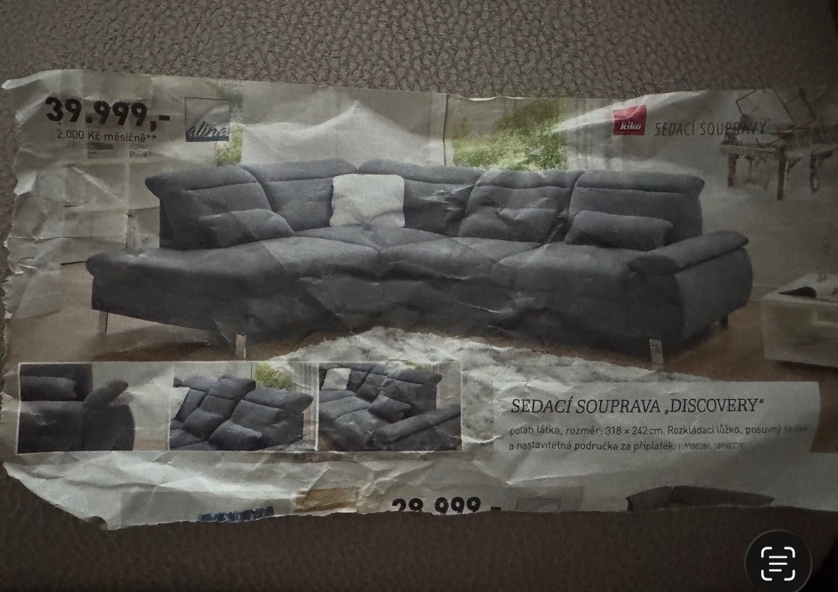 Sedací souprava - gauč - 8