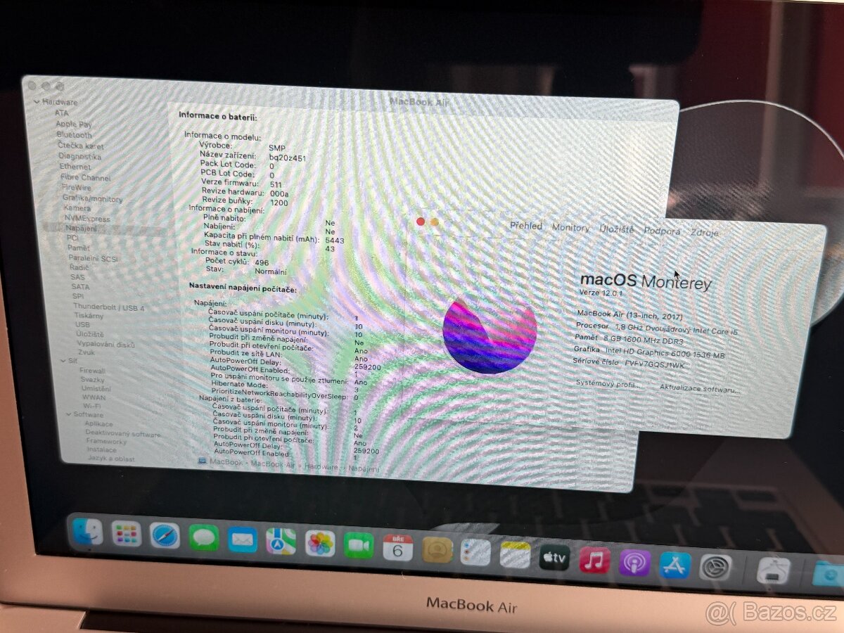 Macbook Air 13'' 2017 / i5 / 8GB RAM / 128GB SSD - DPH - 8