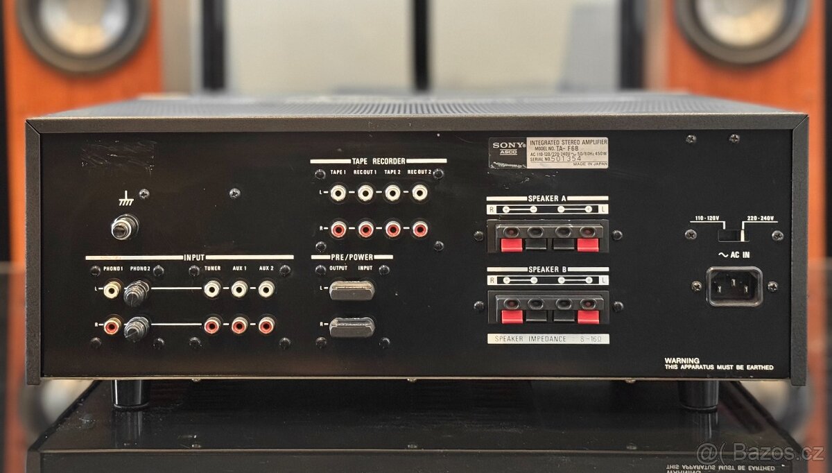 Sony TA-F6B stereo zesilovač - 8