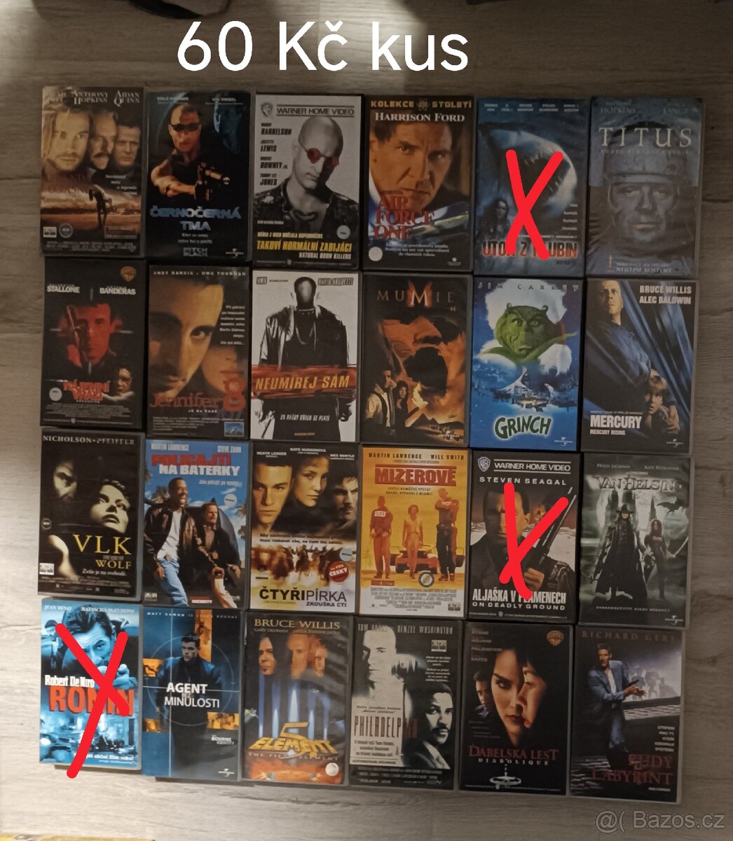 VHS, Videokazety - 8