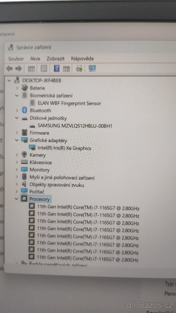 HP Probook 450 G8 15,6" IPS i7, 16/32, 512GB, Iris Xe, W11p - 8