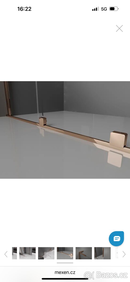 Sprchový kout 90x70 měděný,Nový - 8