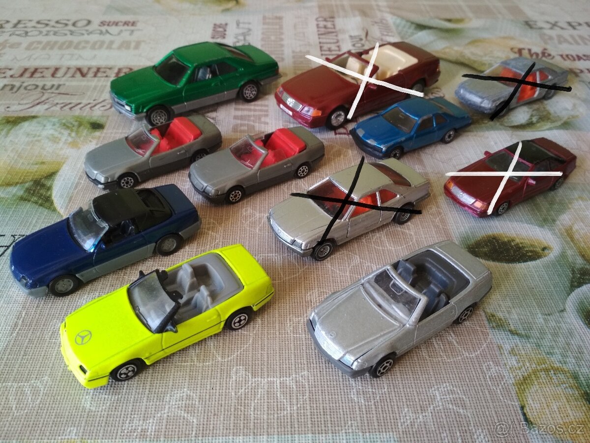 autíčka - modely Mercedes - 8