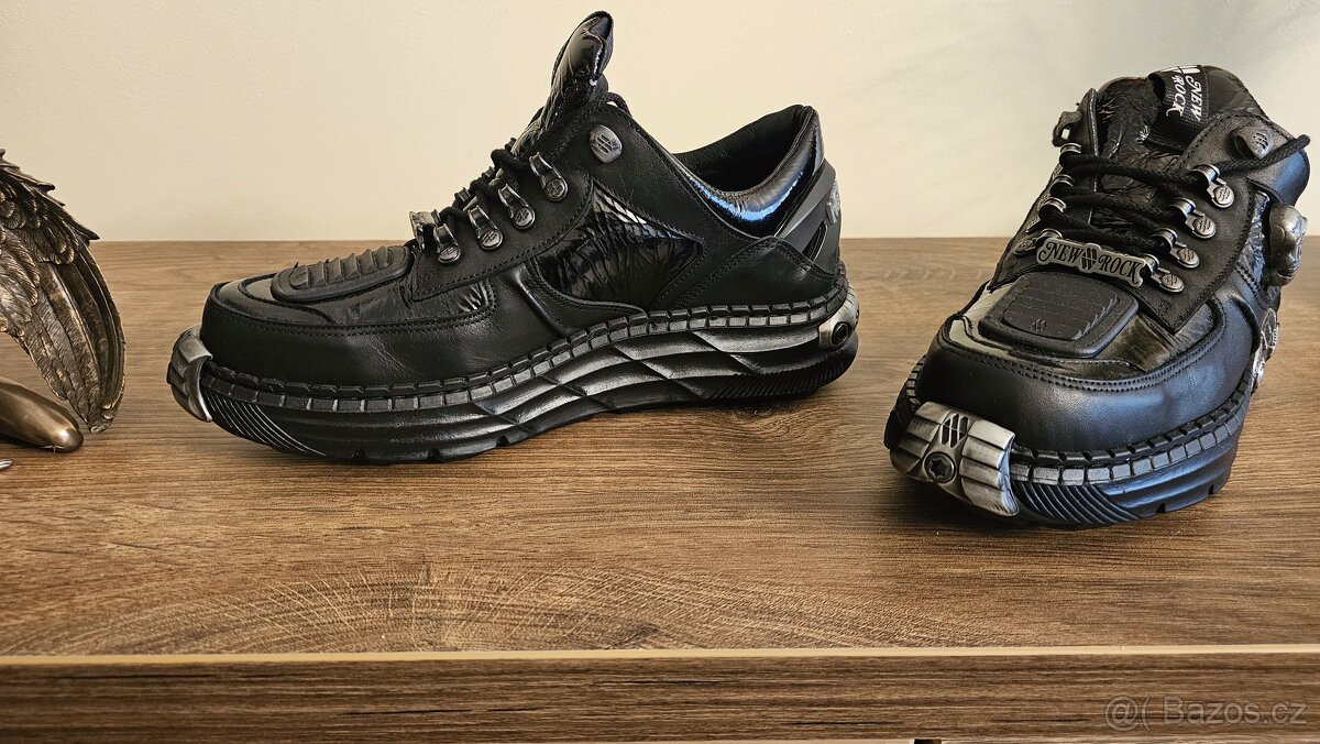 NOVÉ kožené boty New Rock - 8