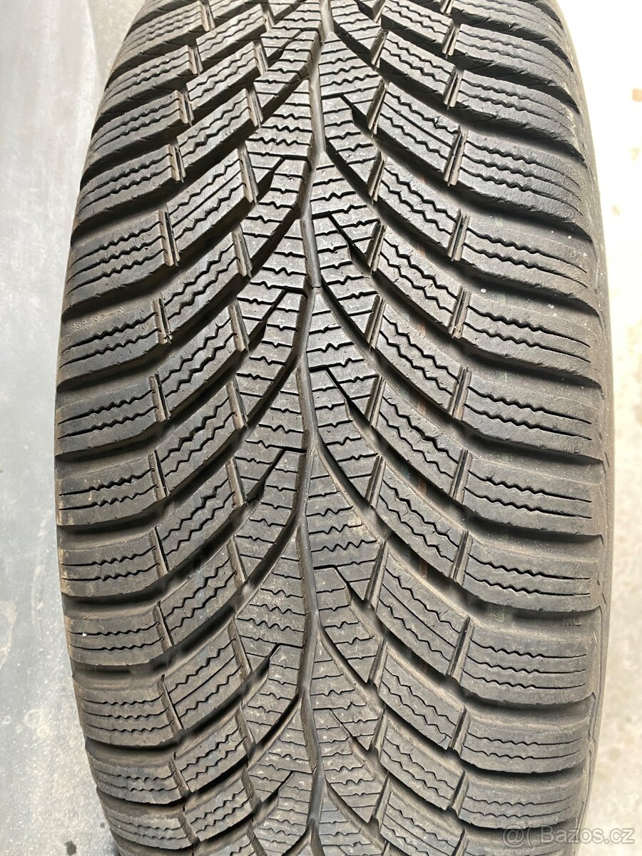 Plechové disky 16” 5x112 a zimní pneu 205/60/R16 - 8