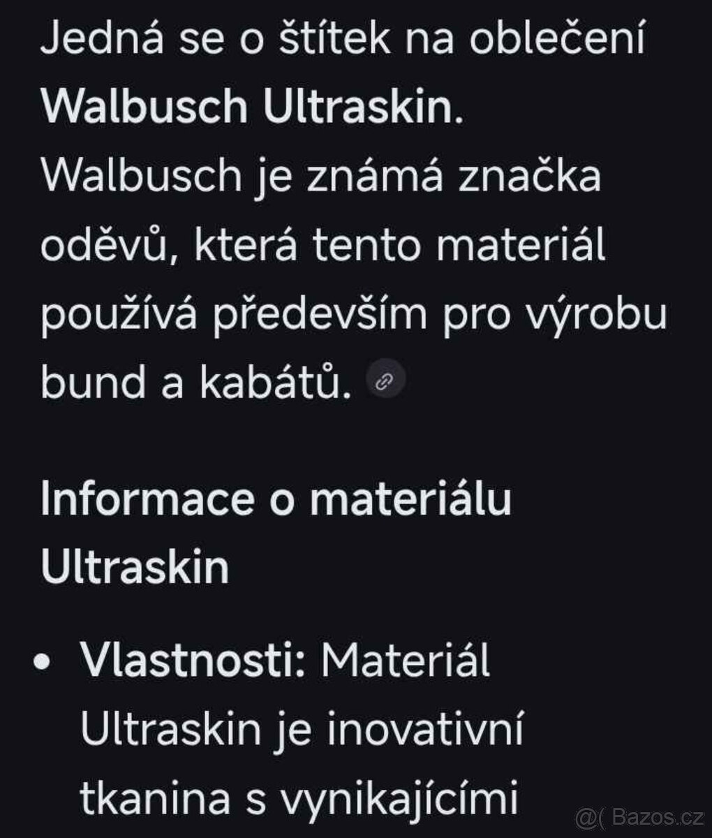 Pánský kabátek Walbusch Ultraskin, vel.50 - 8