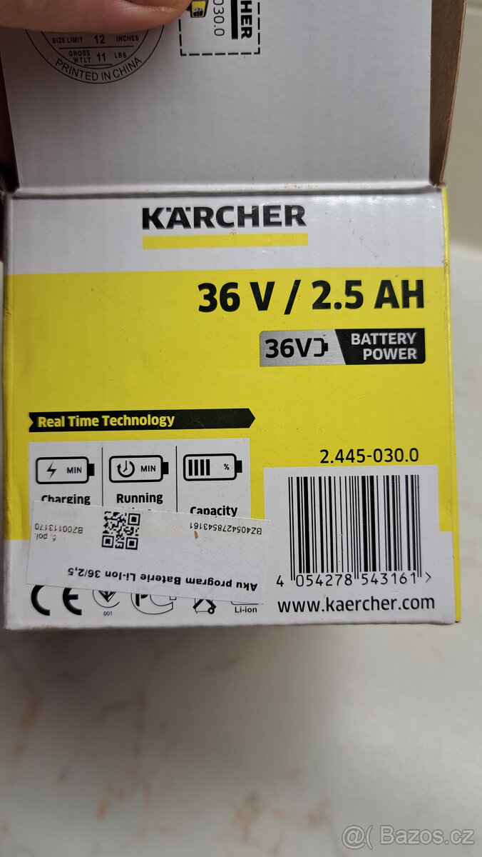 Kärcher Baterie 36V / 2,5Ah - 8