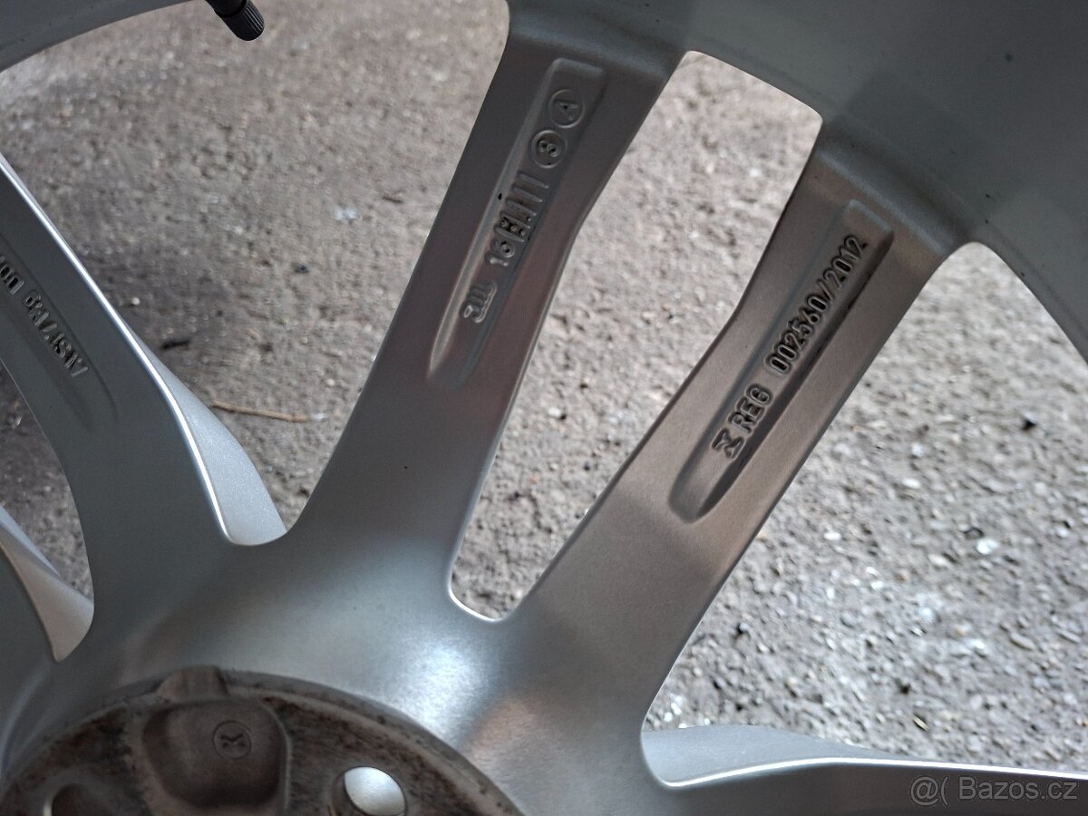 Alu kola Audi R20 5x112 originál s novýma gumová kumho. - 8