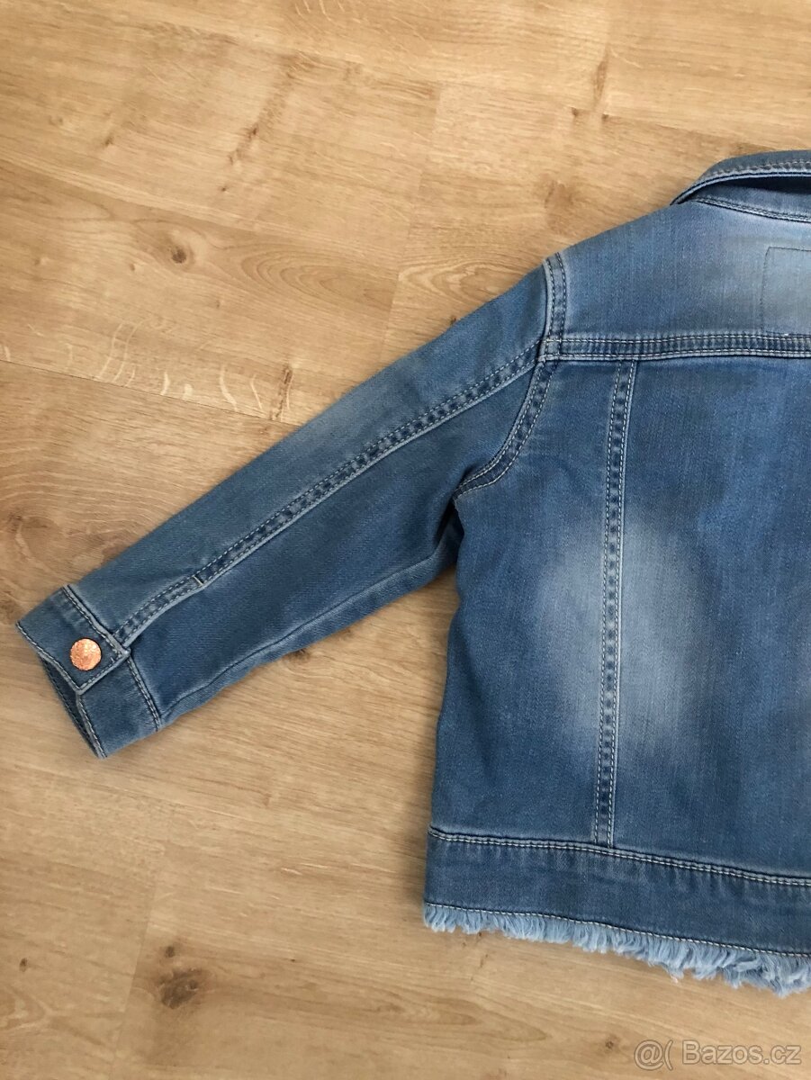 Dívčí džínová bunda vel. 86/92 F&F. - 8