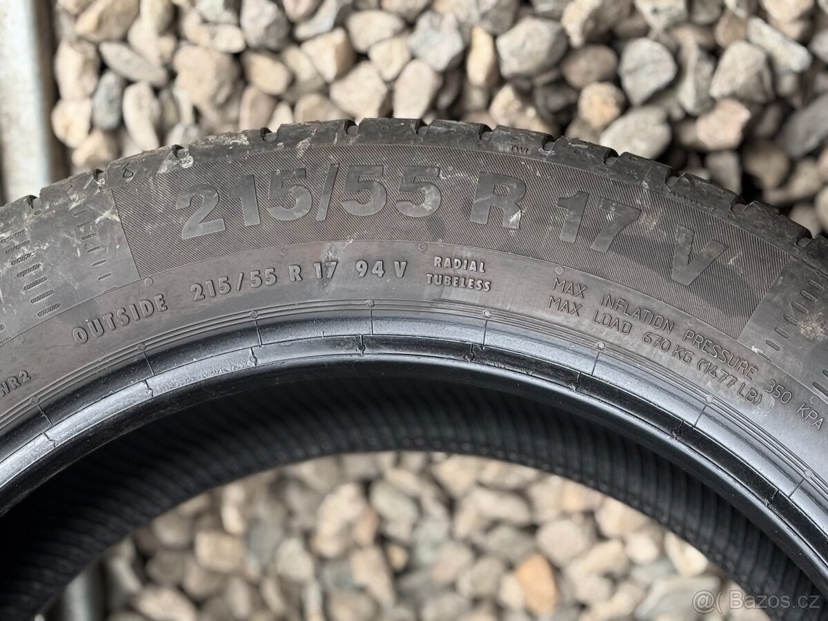 215/55/17 - Continental letní pneu - 8