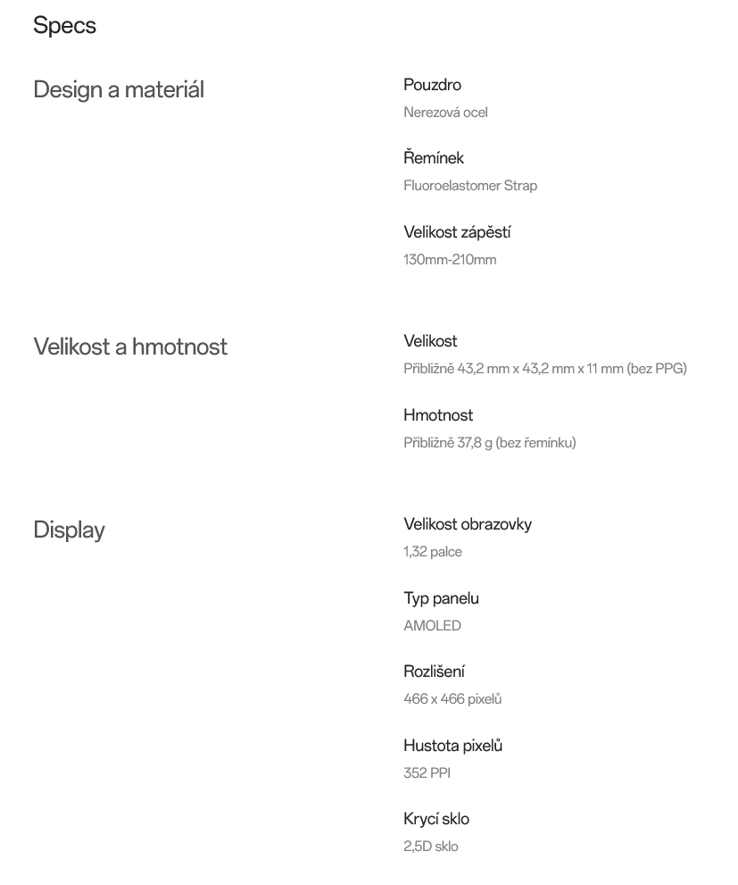 OnePlus Watch 3 43mm Silver Steel - 8