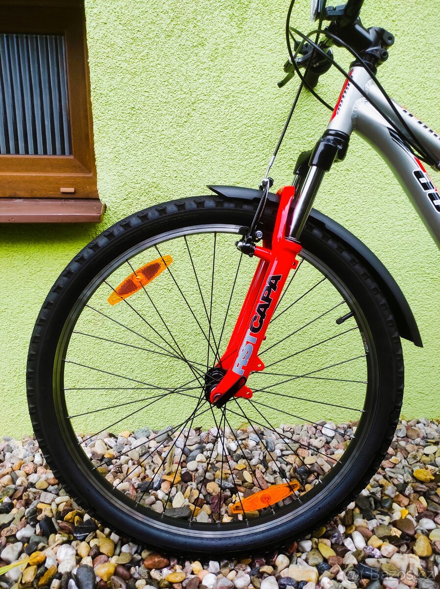 Značkové kolo AuthorA-MATRIX 26"(stříbrná/červená) - 8