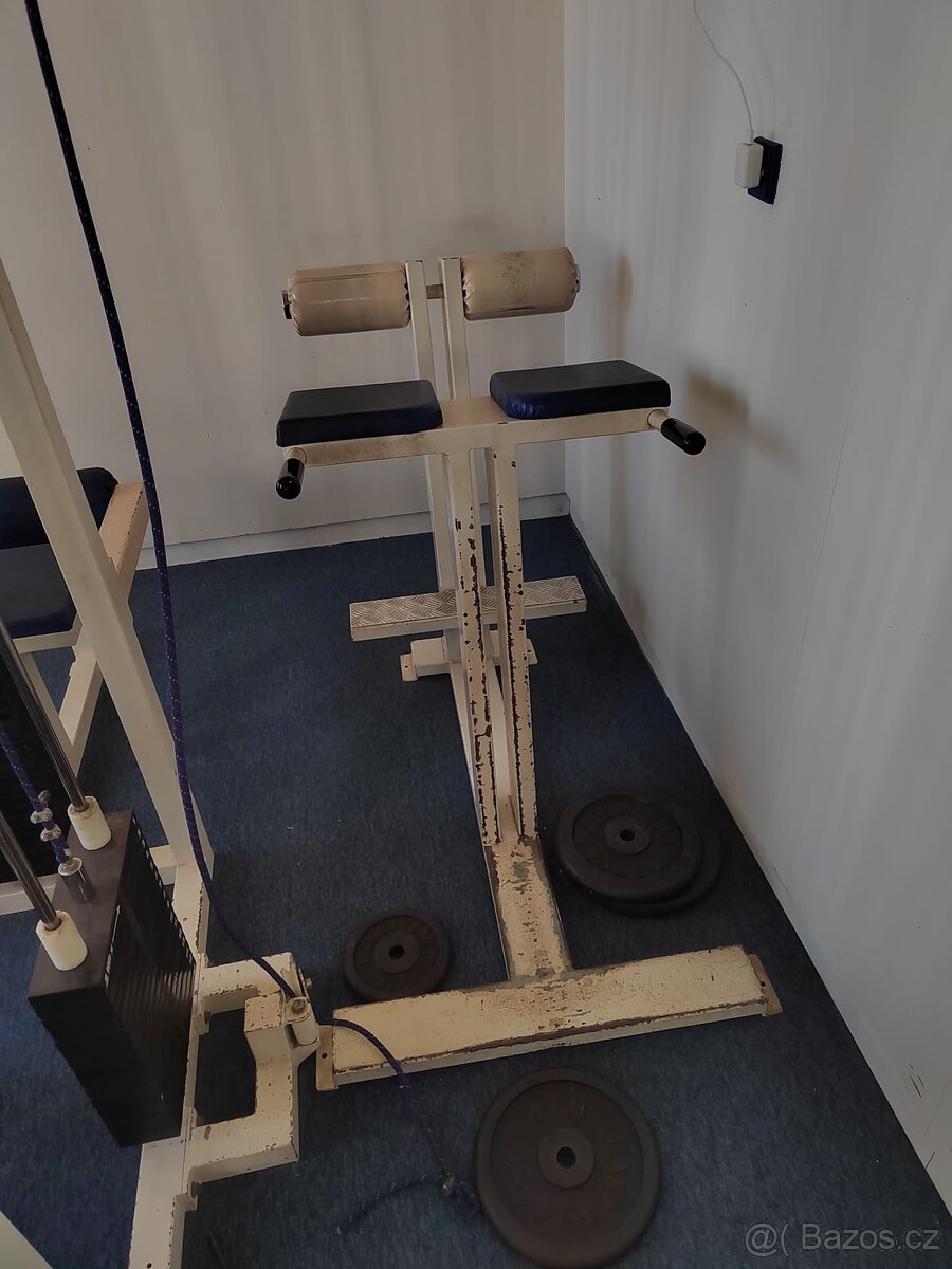 CELÁ POSILOVNA, STROJE, ČINKY - 8