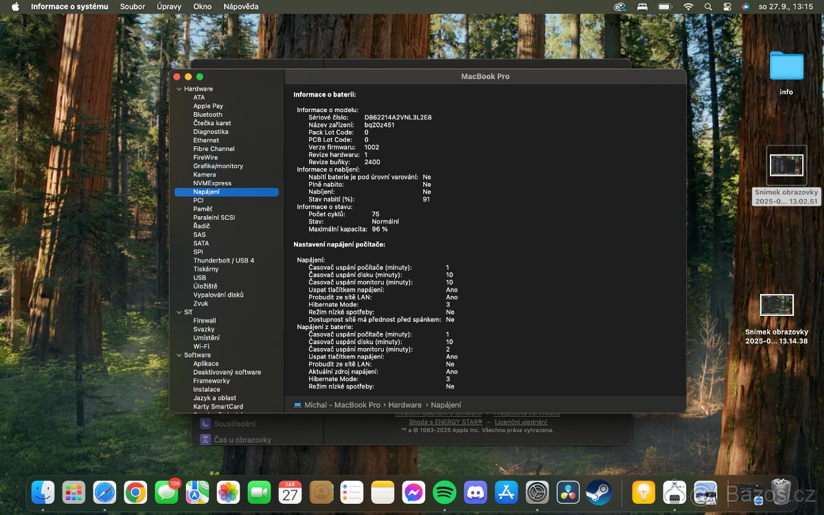 MacBook Pro 13" M2 (2022) – 8 GB RAM, 256 GB SSD, Touch Bar - 8