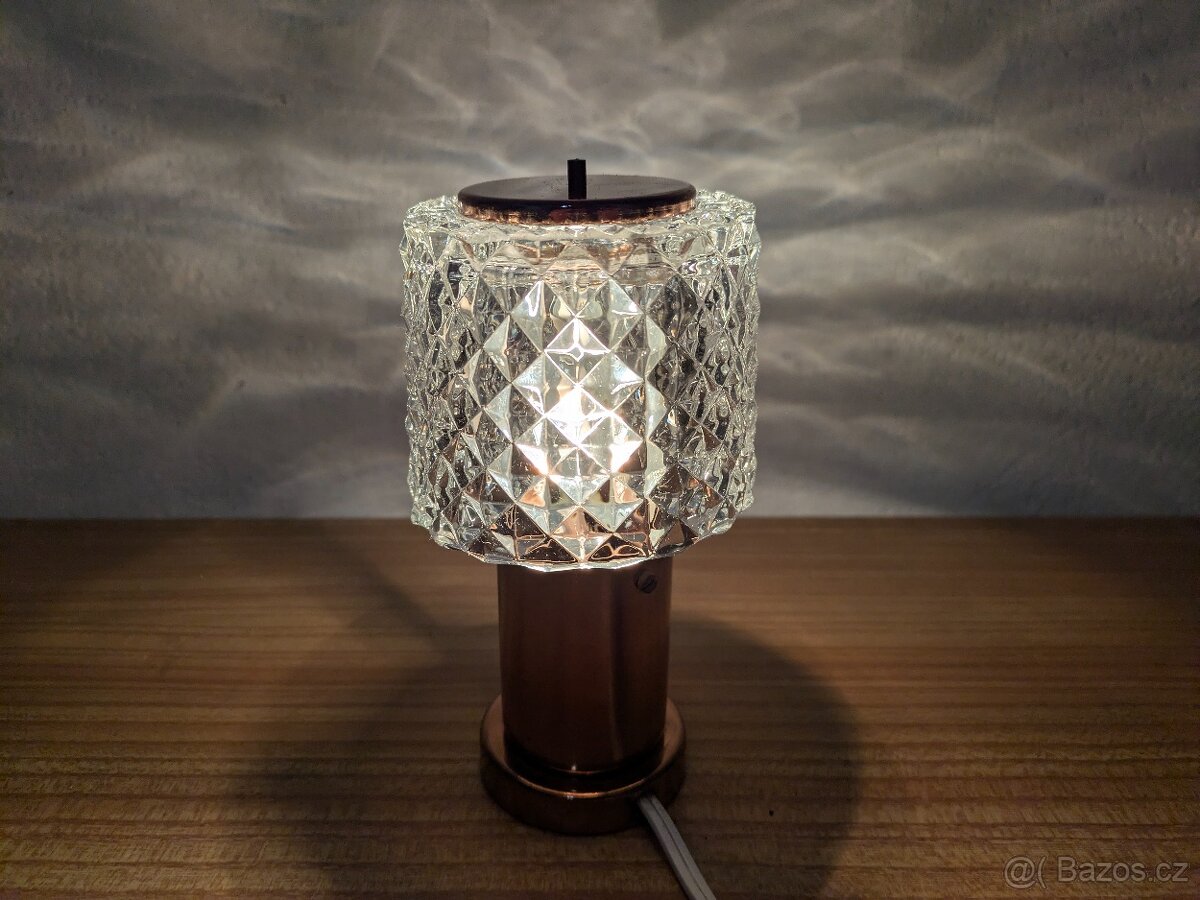 Retro lampička Kamenický Šenov - 8