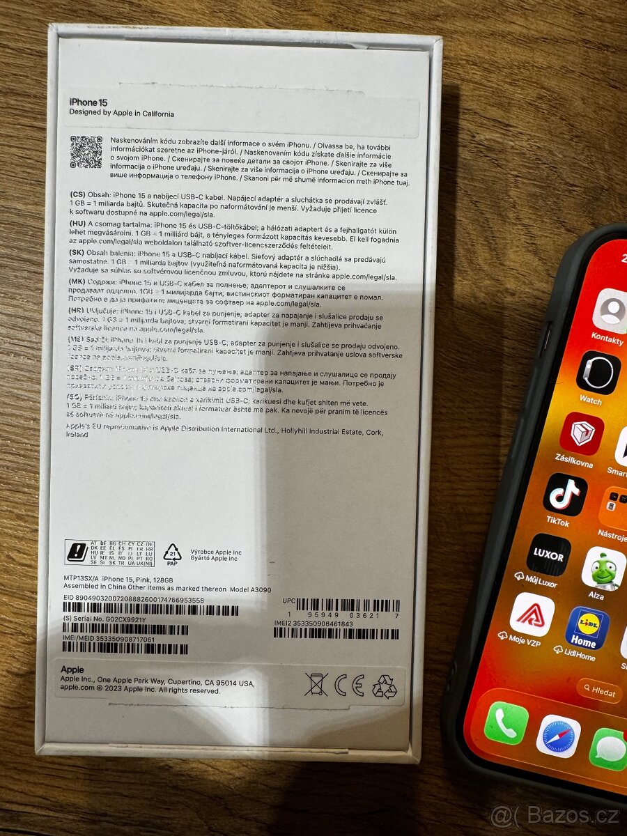 Iphone 15 128gb - růžová - 8
