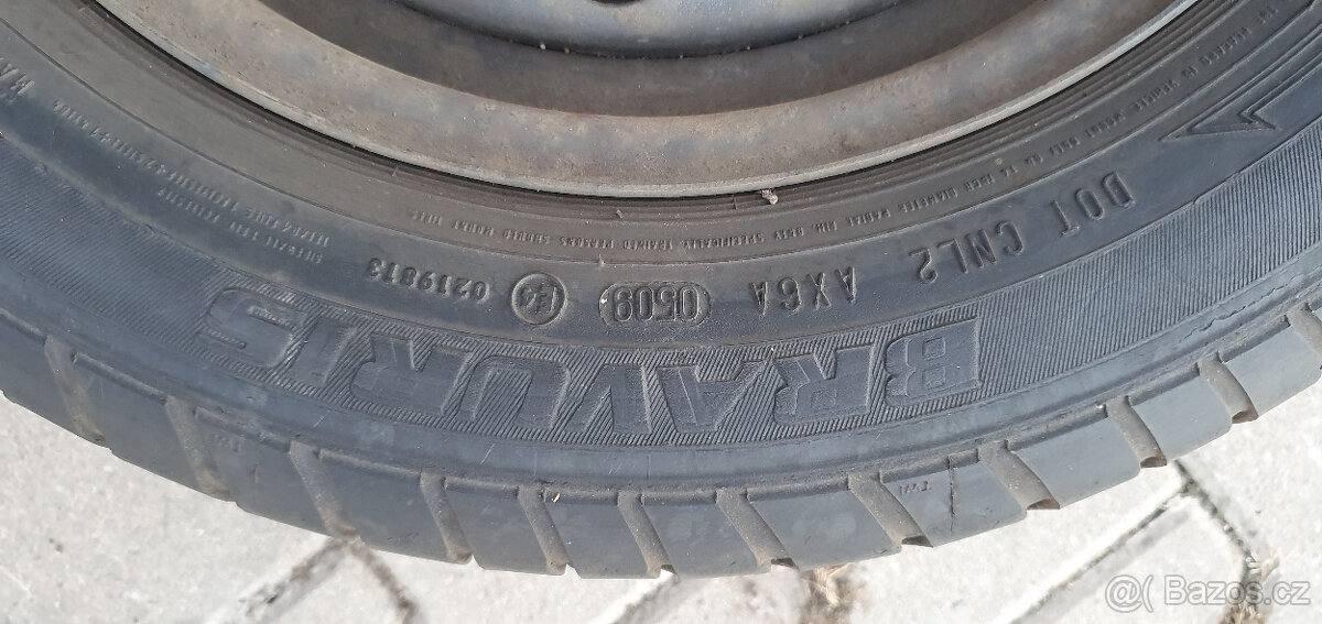 195/60/14 - letní pneu a disky - 8