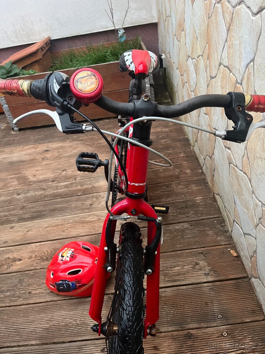 Dětské červené kolo - 8