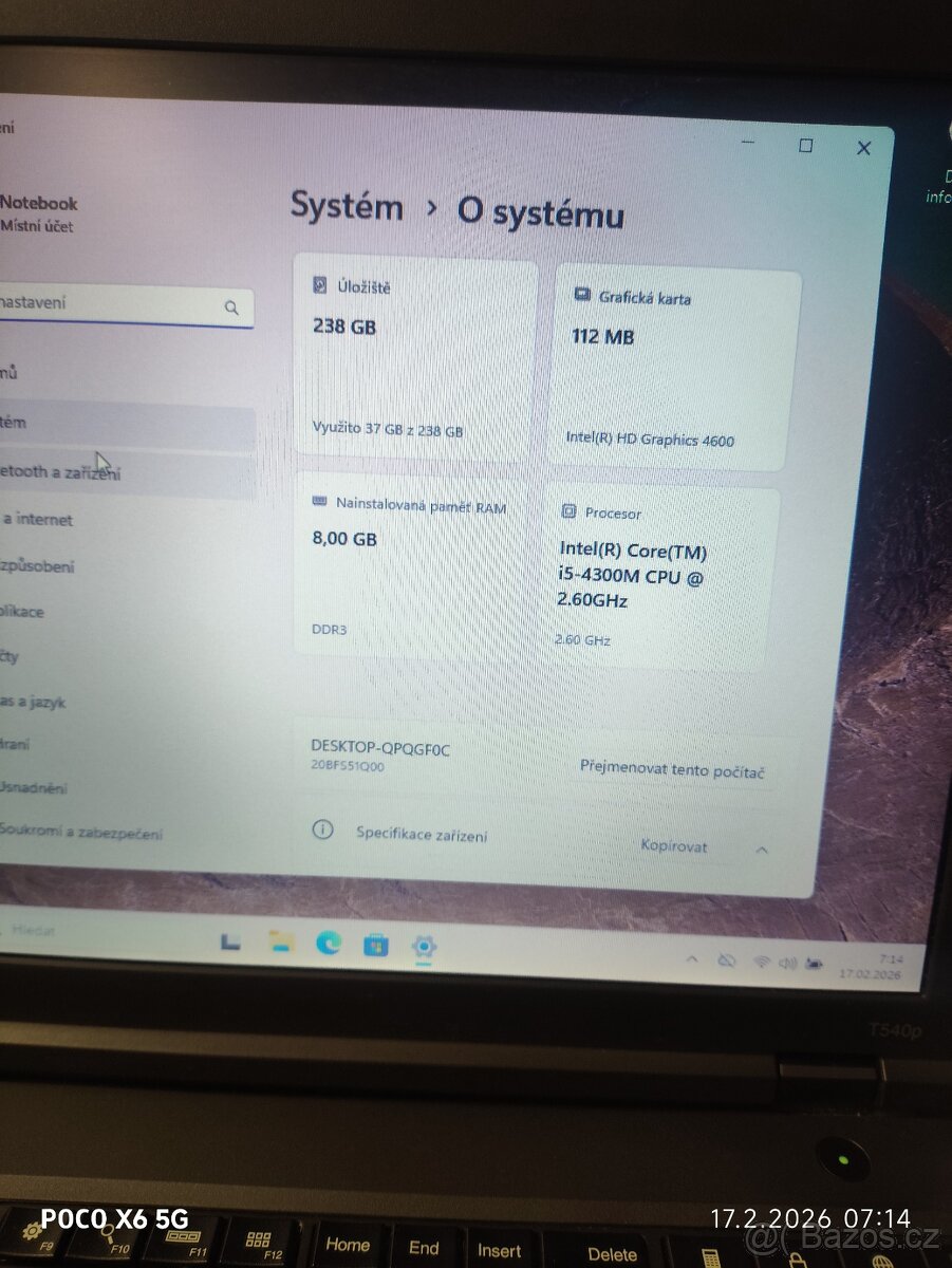 Lenovo ThinkPad T540s - 8