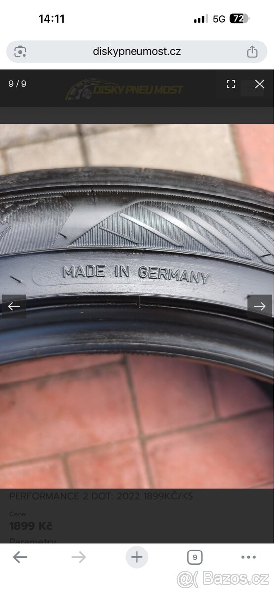 215/50R18 92V 8MM GOODYEAR EFFICIENT GRIP PERFORMANCE 2 - 8
