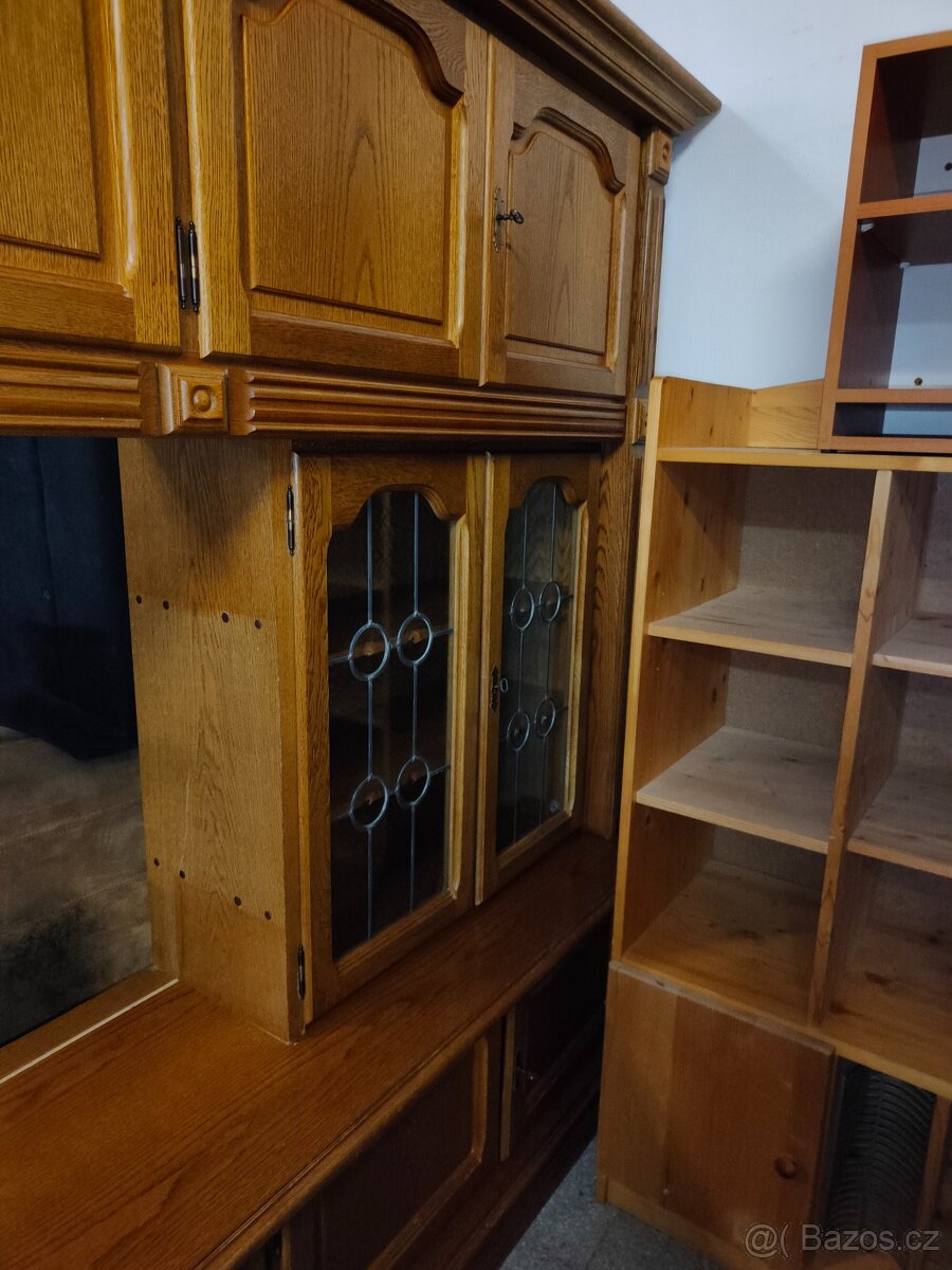 Stěna obývací rustikal - 8