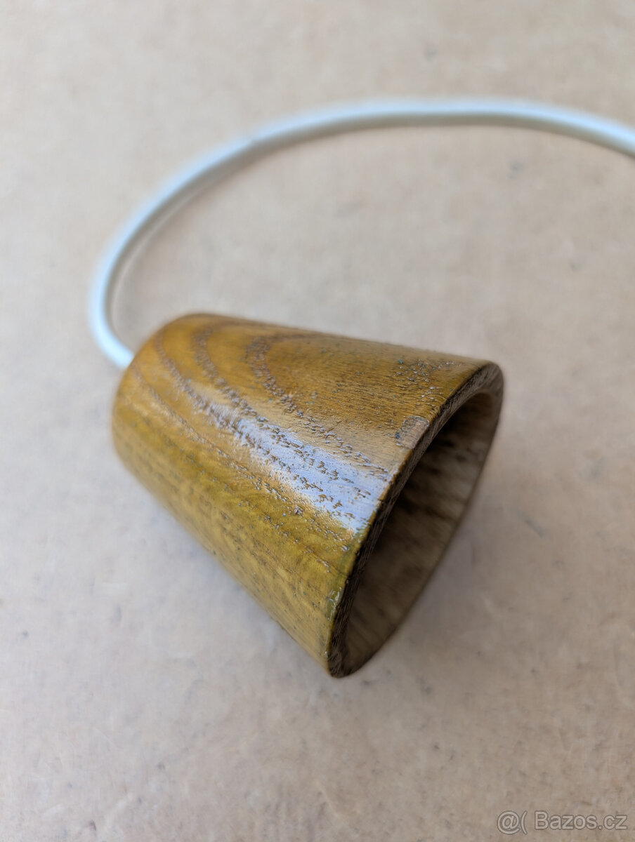 Starožitné závěsné stínidlo/světlo z mléčného skla - 8