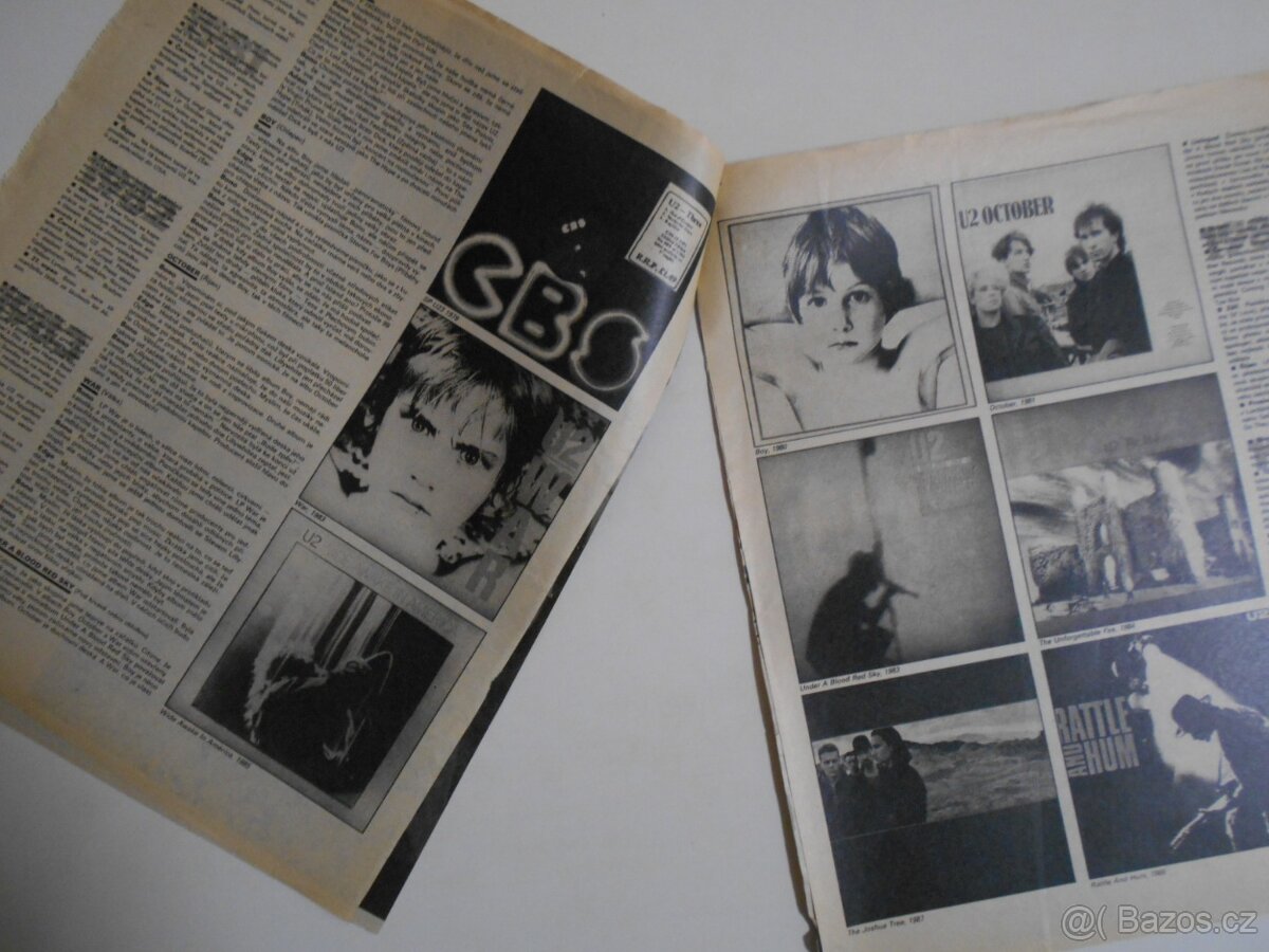 U2 - VSTUPENKA + ČASOPIS MELODIE + ČLÁNEK ROCKPOP - 8