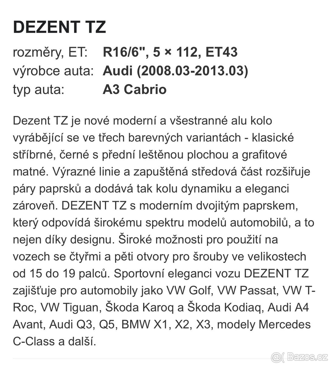 Ssangyong Tivoli zimní pneu 5x112 - 8