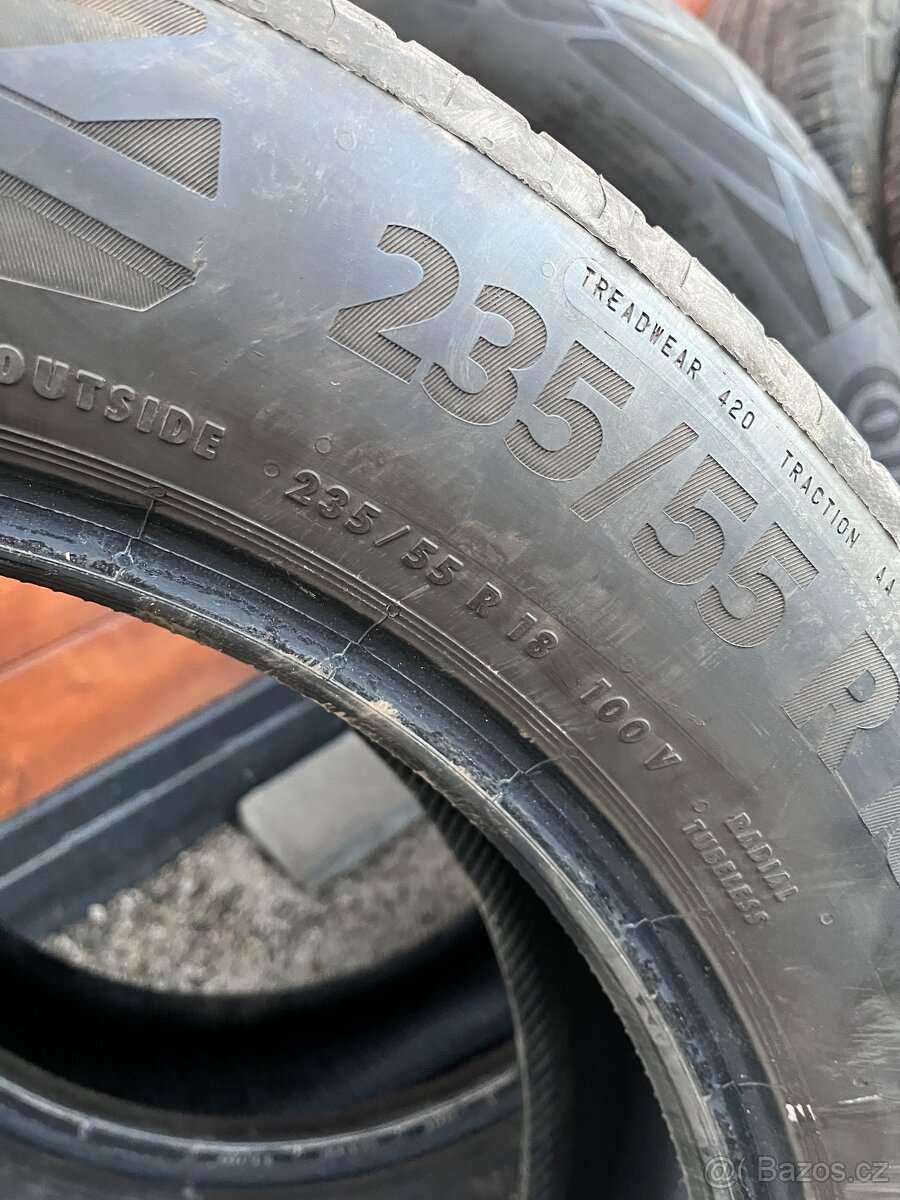 4x Letní pneu Continental 235/55/18 - 8