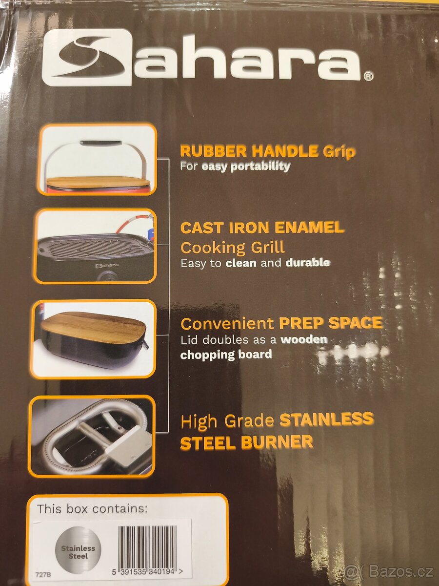 MEVA Gril piknik - plynový přenosný párty gril - 8