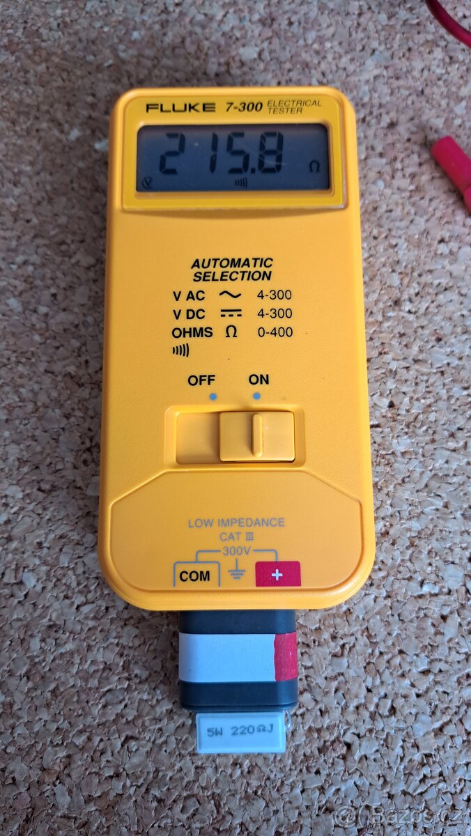 FLUKE 7-300 Kapesní multimetr (multitester) pro silnoproud - 8