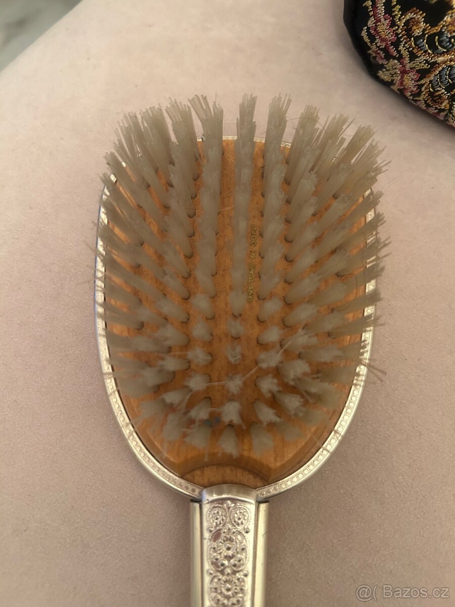 Gobelínová souprava zrcátko,kartáč a kabelka - 8